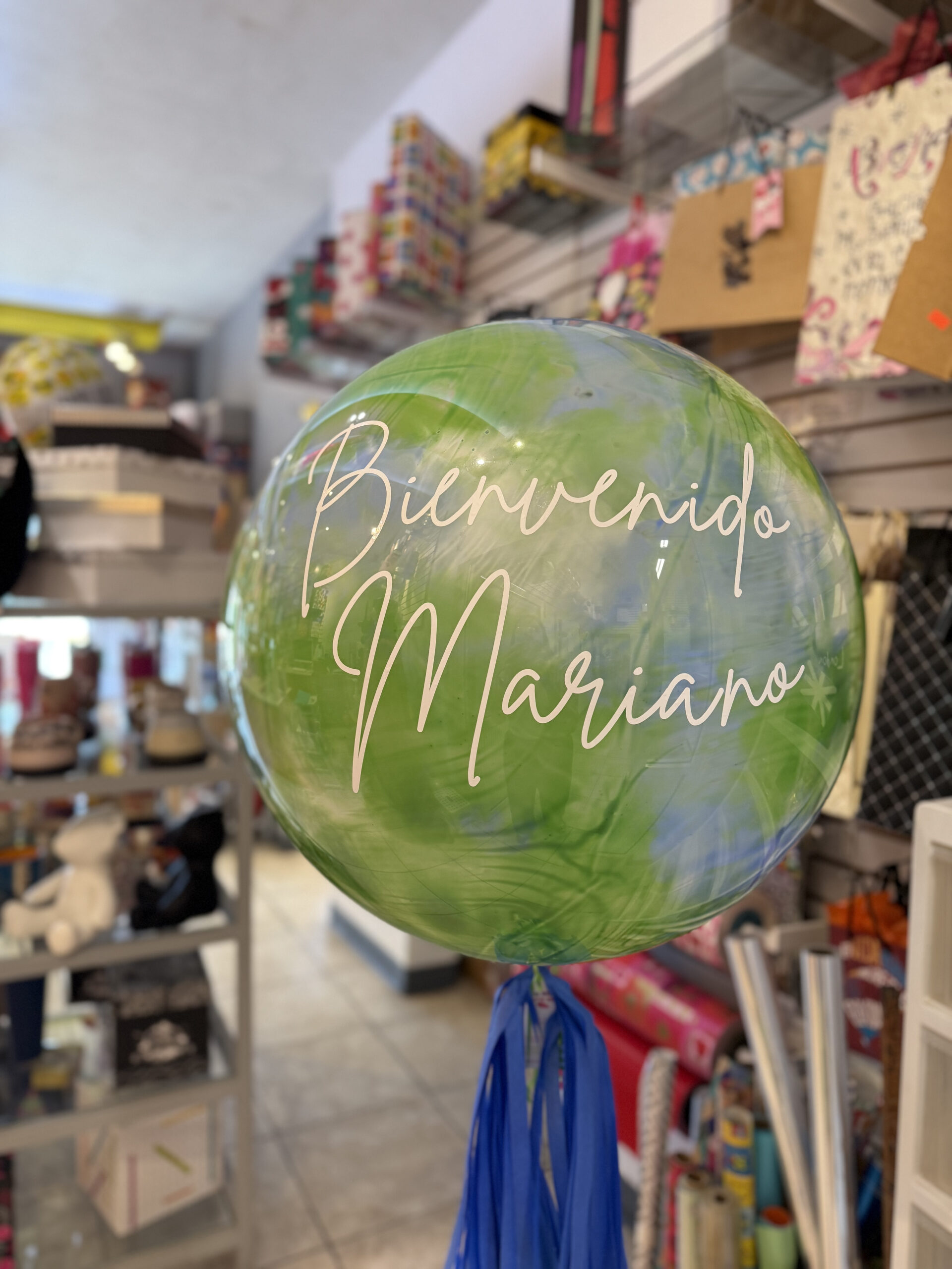 Burbuja grande personalizada