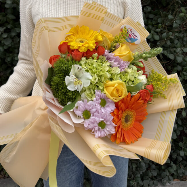 Ramillete con naranja